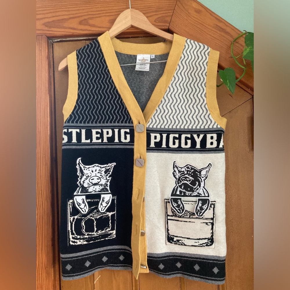 Whistlepig Whiskey 🥃 ugly sweater vest - Large